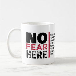 Caneca De Café Nenhum medo aqui