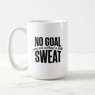 Caneca De Café Nenhum Objetivo Atingido Minimalista Responsabilid