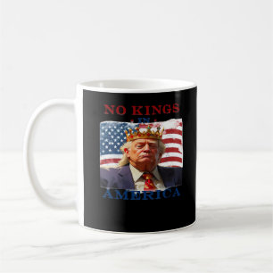 Caneca De Café Nenhum Rei Na América Anti Clássico Simples Limpo