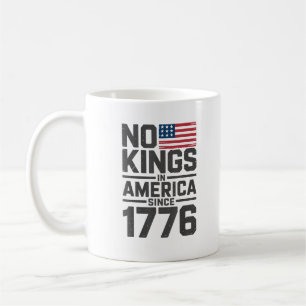 Caneca De Café Nenhum Rei na América desde 1776 Design Criativo