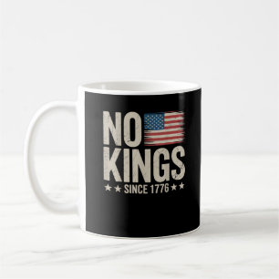 Caneca De Café Nenhum Rei na América Desde 1776 Olhar Espírito de