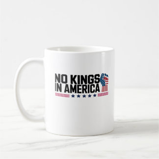 Caneca De Café Nenhum Rei Na América EUA Casual Criativo