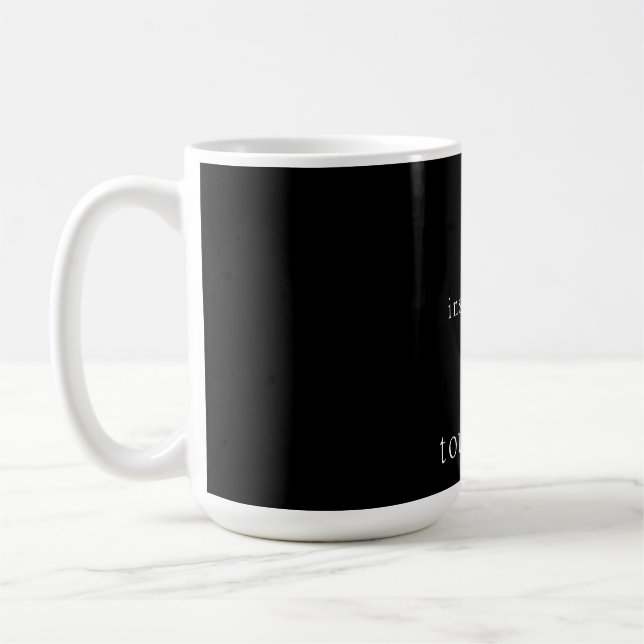 Caneca De Café Nenhum Tesouro Dentro – Não Toque  (Esquerda)