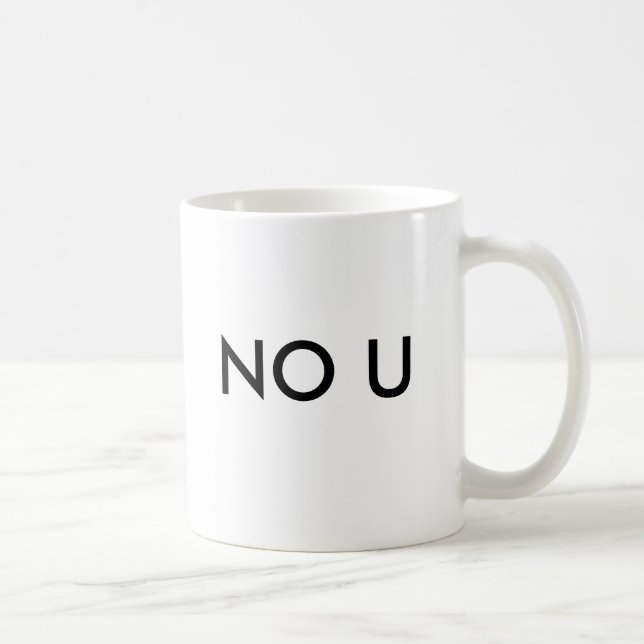 CANECA DE CAFÉ NENHUM U (Direita)