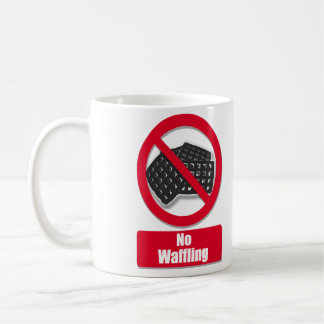 Caneca De Café nenhum waffling