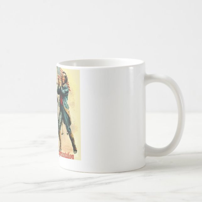 Caneca De Café Nenhuma tributação sem representação (Direita)