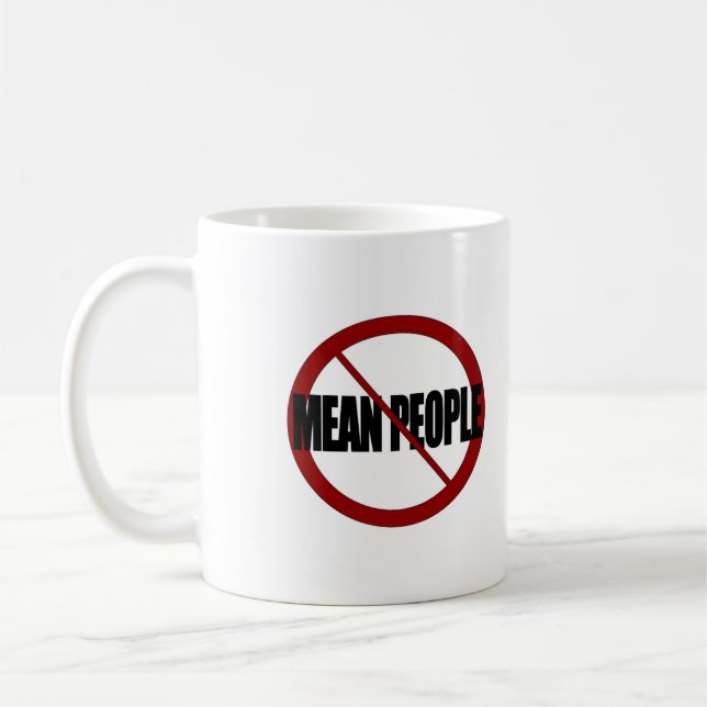 Caneca De Café Nenhumas pessoas médias (Esquerda)