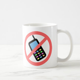 Caneca De Café Nenhuns telefones!