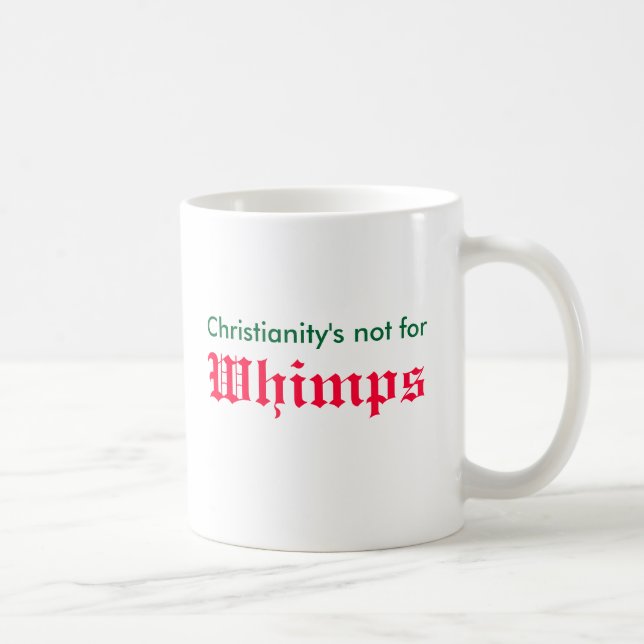Caneca De Café Nenhuns whimps para St John o baptista (Direita)