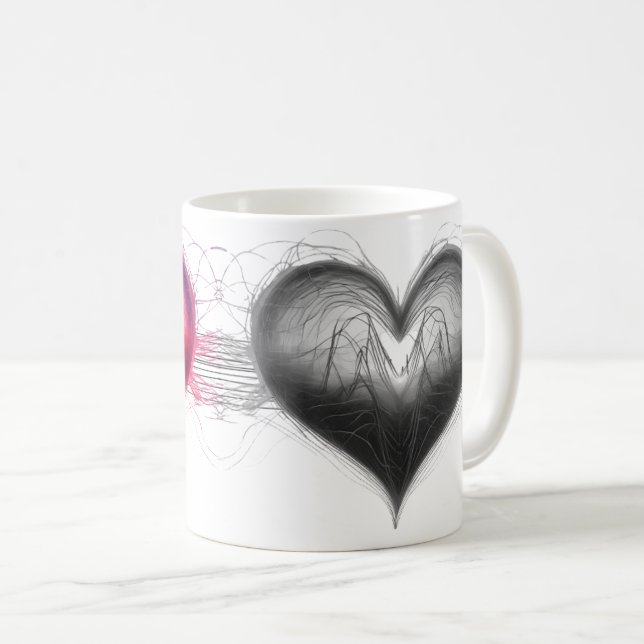 Caneca De Café Neon Anatomical Heart iPhone / iPad case (Frente Esquerda)