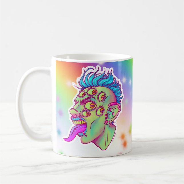 Caneca De Café Neon Demon Art Impressão (Esquerda)