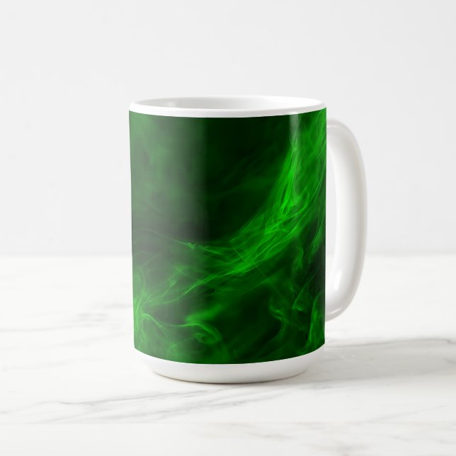 Caneca De Café Neon Emerald Smoke (Frente Esquerda)