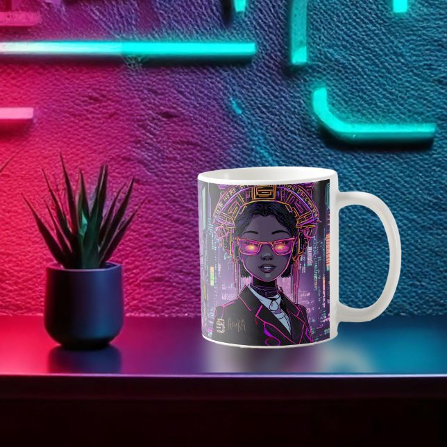 Caneca De Café Neon Future ID1028 (Criador carregado)