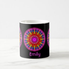 Caneca De Café Neon Medallion