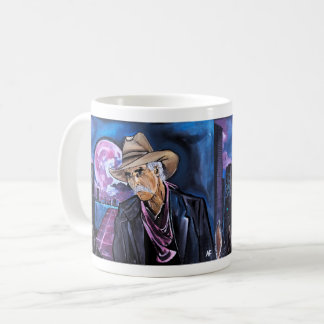 Caneca De Café Neon Moon Painting by Alfred Fox