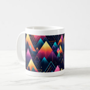Caneca De Café Neon Mountain Mug