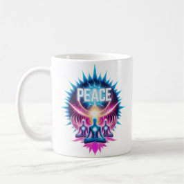 Caneca De Café Neon Nirvana - Encontrar a paz