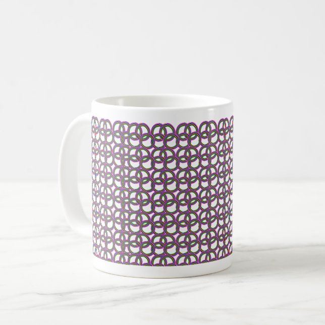 Caneca De Café Neon Orbit (Frente Esquerda)
