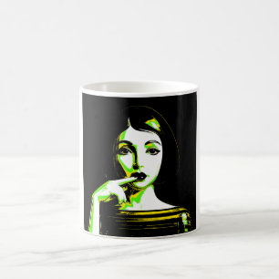 Caneca De Café Neon Pop Art