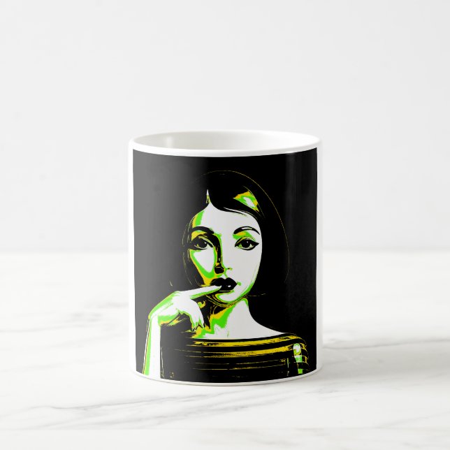 Caneca De Café Neon Pop Art (Centro)