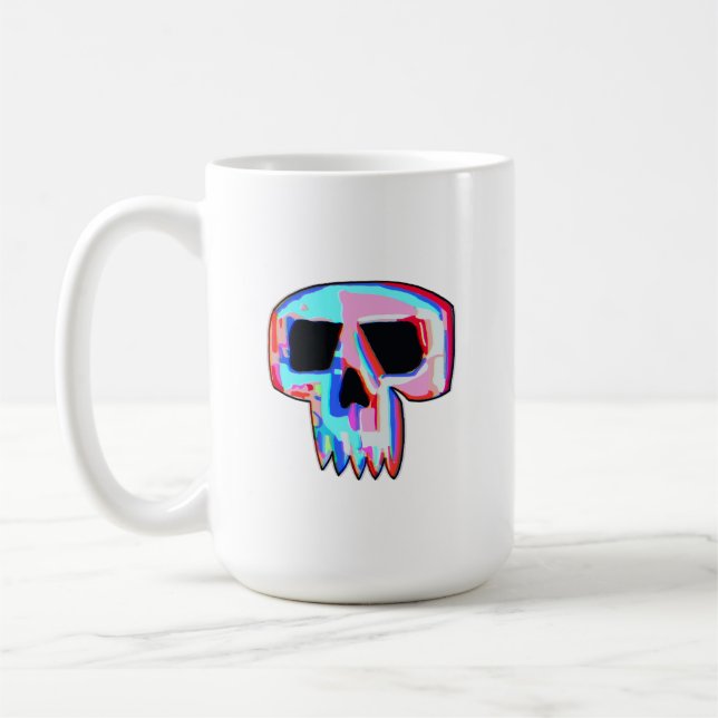 Caneca De Café Neon Skull Tea & Coffee Mug (Esquerda)