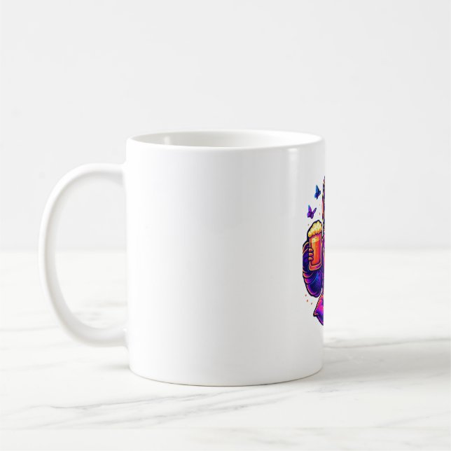 Caneca De Café Neon Sloth � Don�t Hurry Essential T-Shirt (Esquerda)