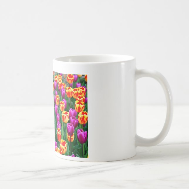 Caneca De Café Neon Tulips Mug (Direita)