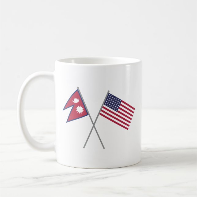 Caneca De Café Nepalês-Americano (Esquerda)