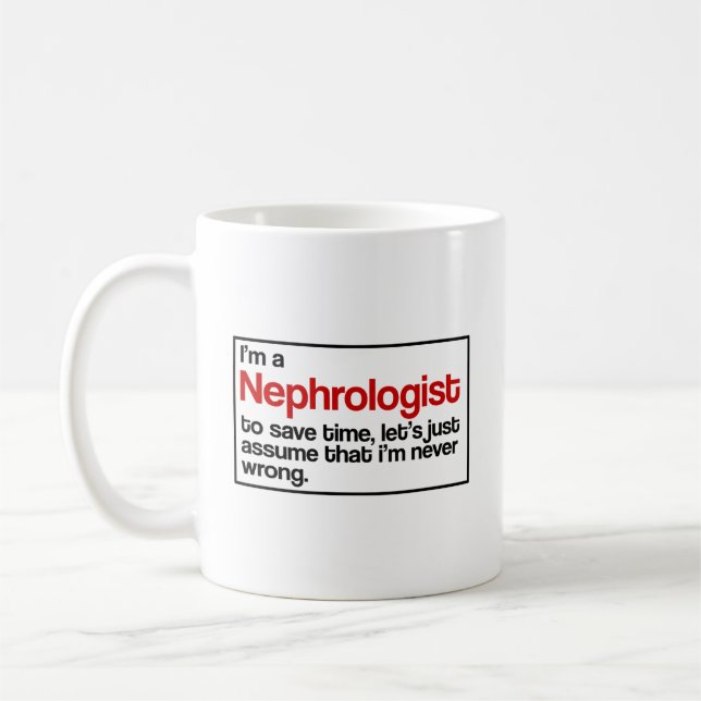 Caneca De Café Nephrologist (Esquerda)