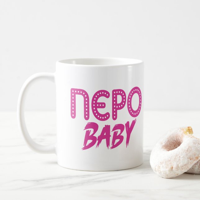 Caneca De Café Nepo Baby Mug (Com Donut)