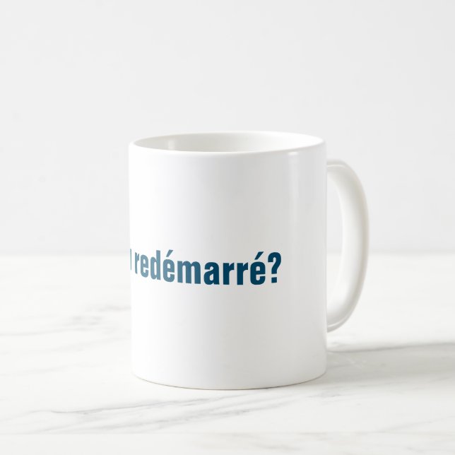 Caneca De Café Nerd Café Mug Francês (Frente Esquerda)