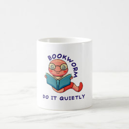 Caneca De Café Nerd de Livro Lendo Pão Pão Pão Pão Cobra Cartoon
