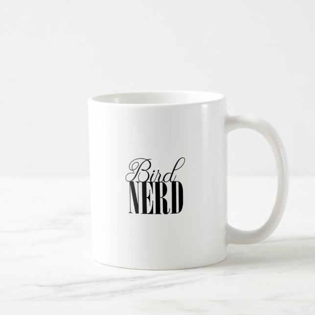 Caneca De Café Nerd do pássaro (Direita)