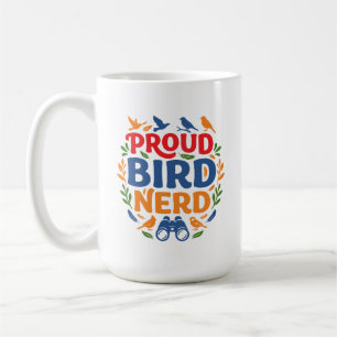 CANECA DE CAFÉ NERD DOS PÁSSAROS ORGULHOSO
