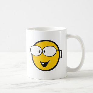 Caneca De Café Nerd Emoji