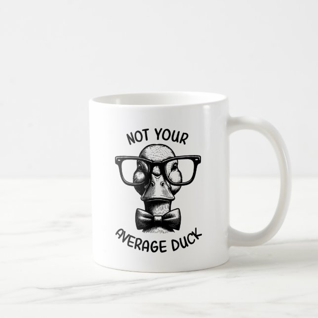 Caneca De Café Nerdy Animal Cartoon Design (Direita)