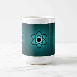 Caneca De Café Nerdy Atomic Mug, Teal