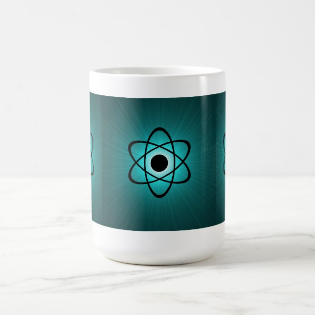 Caneca De Café Nerdy Atomic Mug, Teal (Centro)