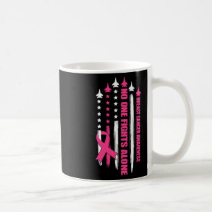 Caneca De Café Nesta Família Ninguém Luta Sozinho Com O Cancer Da
