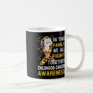 Caneca De Café Nesta Família Todos Lutamos Sobrevivente de Câncer