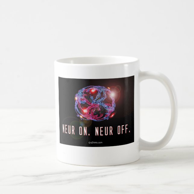 Caneca De Café Neur sobre. Neur fora (Direita)