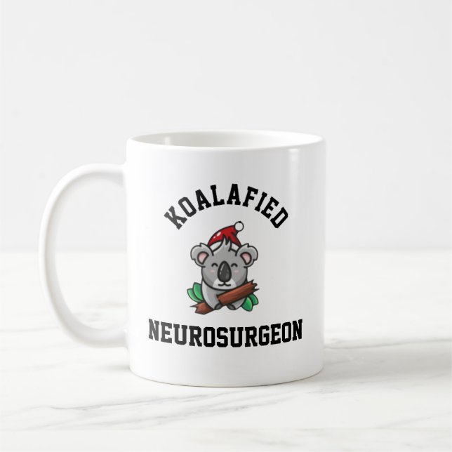 Caneca De Café Neurocirurgião Koalafied (Esquerda)