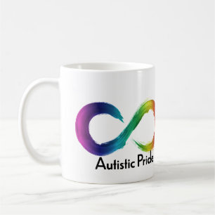 Caneca De Café Neurodiversidade do Orgulho Autista Muito