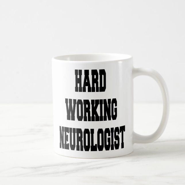 Caneca De Café Neurologista de duro (Direita)