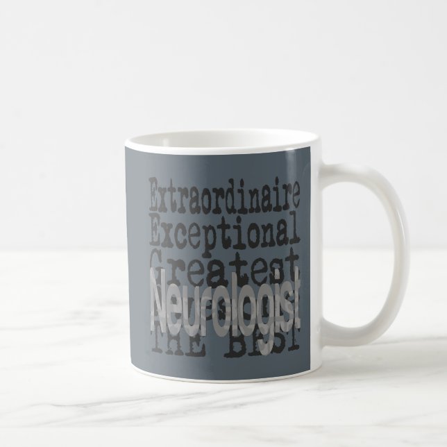 Caneca De Café Neurologista Extraordinário (Direita)