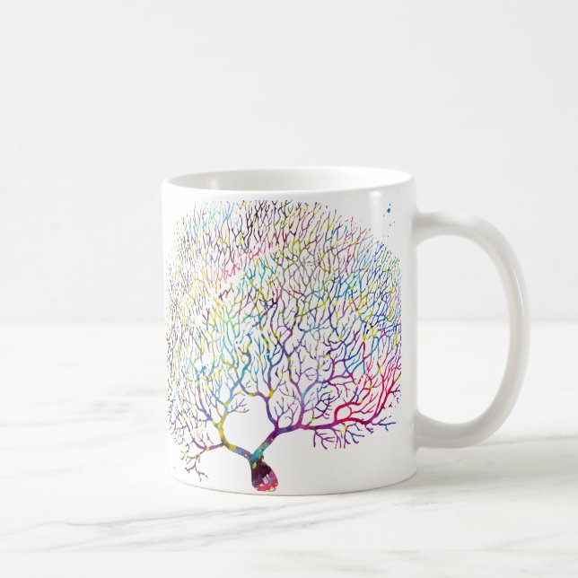 Caneca De Café Neurônio de Purkinje (Direita)