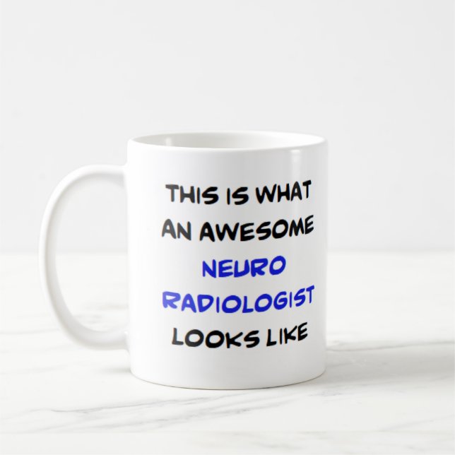 Caneca De Café neuroradiologista, incrível (Esquerda)