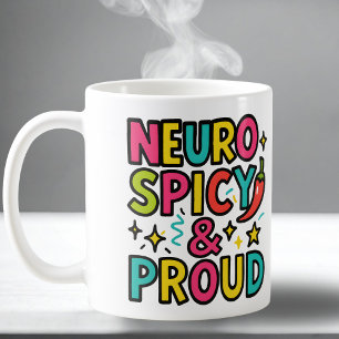 Caneca De Café Neurotemperamental e Orgulhoso – Orgulho Neurodive