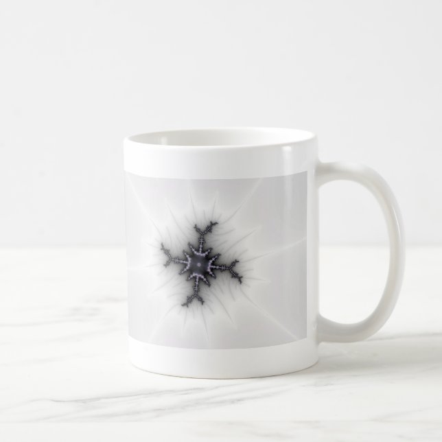 Caneca De Café Neutron Star - Arte Fractal (Direita)