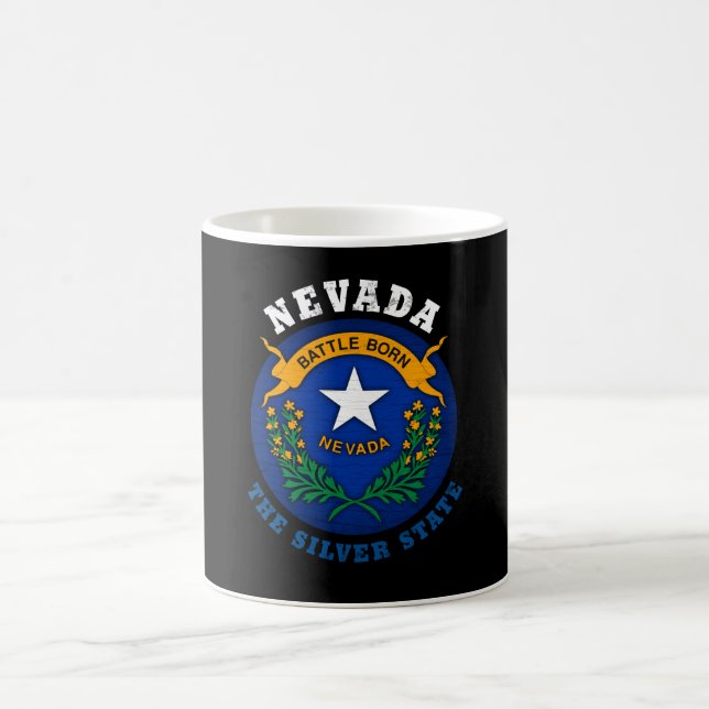 CANECA DE CAFÉ NEVADA SILVER STATE FLAG (Centro)